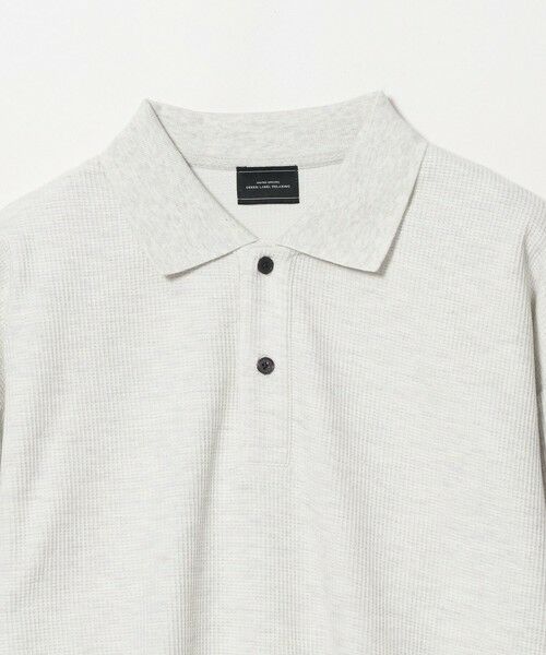 green label relaxing / グリーンレーベル リラクシング ポロシャツ | ワッフル 長袖 ポロシャツ | 詳細5
