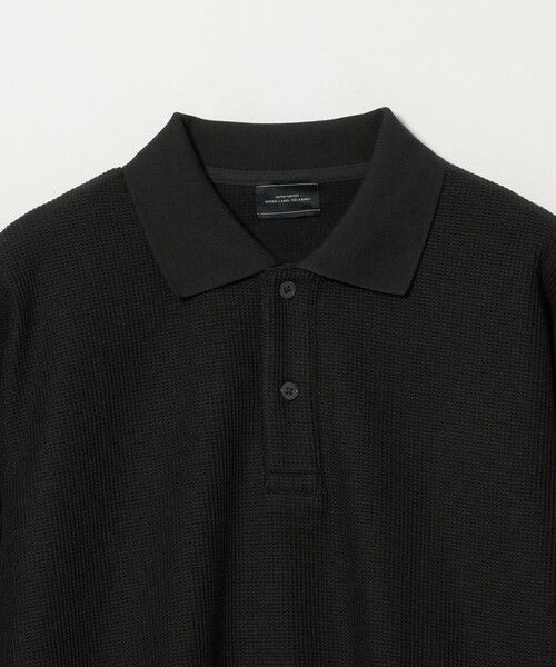 green label relaxing / グリーンレーベル リラクシング ポロシャツ | ワッフル 長袖 ポロシャツ | 詳細9