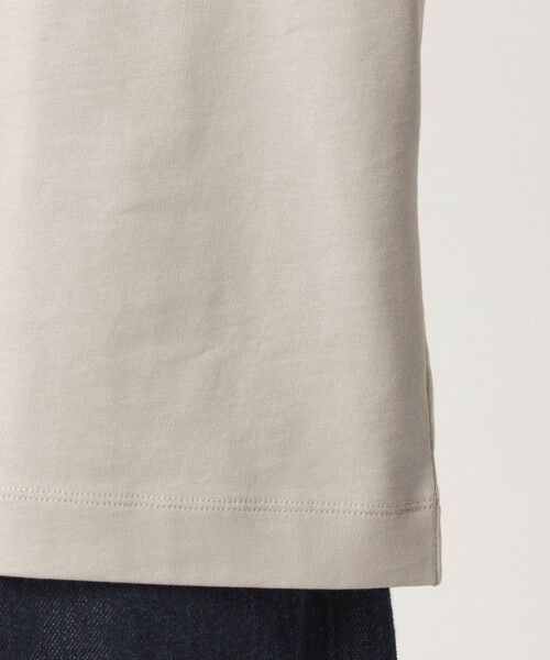 green label relaxing / グリーンレーベル リラクシング カットソー | ロングファイバー クリア モックネック 長袖 Tシャツ カットソー | 詳細13