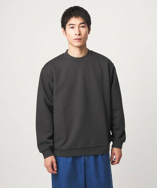 green label relaxing / グリーンレーベル リラクシング カットソー | ツイル パフ クルーネック 長袖 カットソー | 詳細6