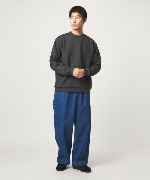 green label relaxing / グリーンレーベル リラクシング カットソー | ツイル パフ クルーネック 長袖 カットソー | 詳細7