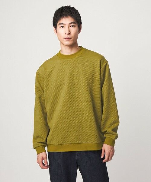 green label relaxing / グリーンレーベル リラクシング カットソー | ツイル パフ クルーネック 長袖 カットソー | 詳細10