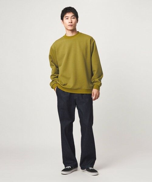 green label relaxing / グリーンレーベル リラクシング カットソー | ツイル パフ クルーネック 長袖 カットソー | 詳細11