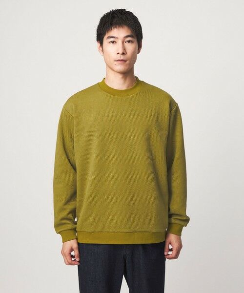 green label relaxing / グリーンレーベル リラクシング カットソー | ツイル パフ クルーネック 長袖 カットソー | 詳細12