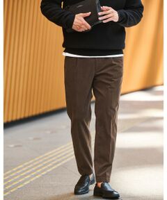 green label relaxing / グリーンレーベル リラクシング その他パンツ | 【WEB限定】JUST fit コーデュロイ 1プリーツ イージーパンツ