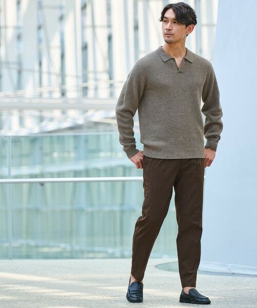 green label relaxing / グリーンレーベル リラクシング その他パンツ | 【WEB限定】JUST fit ウールライク 1プリーツ イージーパンツ -ストレッチ- | 詳細16