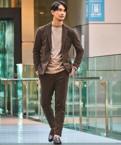 green label relaxing / グリーンレーベル リラクシング セットアップ | 【WEB限定】JUST fit コーデュロイ ナロー セットアップ ジャケット＆パンツ