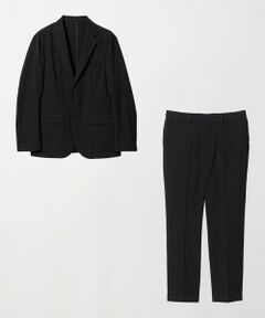 green label relaxing / グリーンレーベル リラクシング セットアップ | 【WEB限定】JUST fit ウールライク ナロー セットアップ ジャケット＆パンツ -ストレッチ-