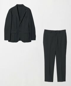 green label relaxing / グリーンレーベル リラクシング セットアップ | 【WEB限定】JUST fit ウールライク ナロー セットアップ ジャケット＆パンツ -ストレッチ-