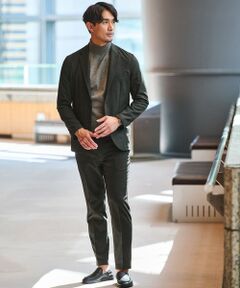 green label relaxing / グリーンレーベル リラクシング セットアップ | 【WEB限定】JUST fit ウールライク ナロー セットアップ ジャケット＆パンツ -ストレッチ-