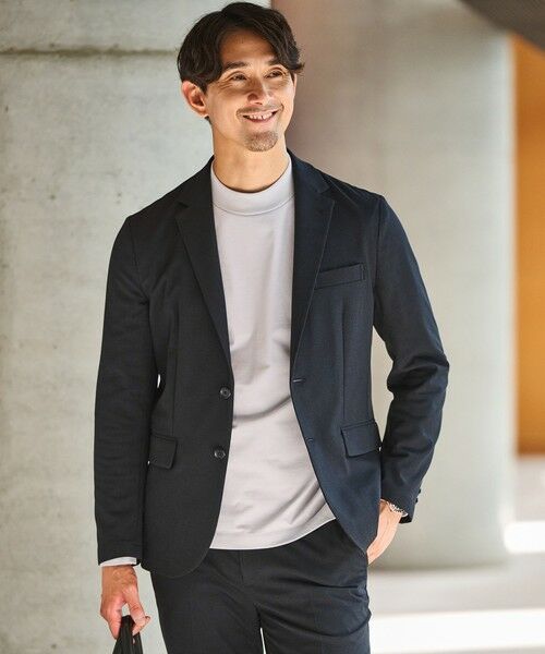 green label relaxing / グリーンレーベル リラクシング セットアップ | 【WEB限定】JUST fit ウールライク ナロー セットアップ ジャケット&パンツ -ストレッチ- | 詳細10