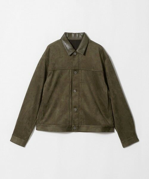 green label relaxing / グリーンレーベル リラクシング ブルゾン | スエードライク ファーストタイプ ジャケット（OLIVE）