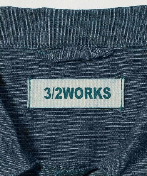 green label relaxing / グリーンレーベル リラクシング その他アウター | 【別注】【WEB限定】＜3/2 WORKS＞シャンブレー カバーオール シャツアウター | 詳細12