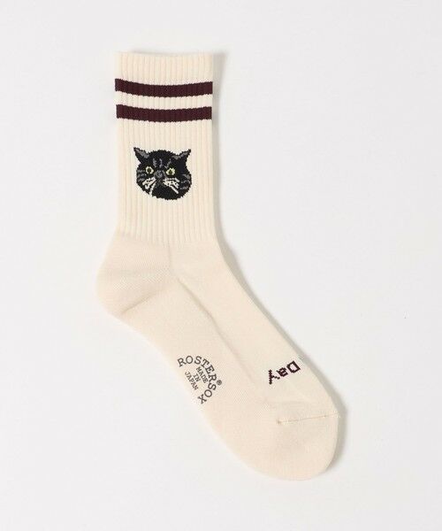 green label relaxing / グリーンレーベル リラクシング ソックス | ＜ROSTER SOX＞キャット ソックス（NATURAL）