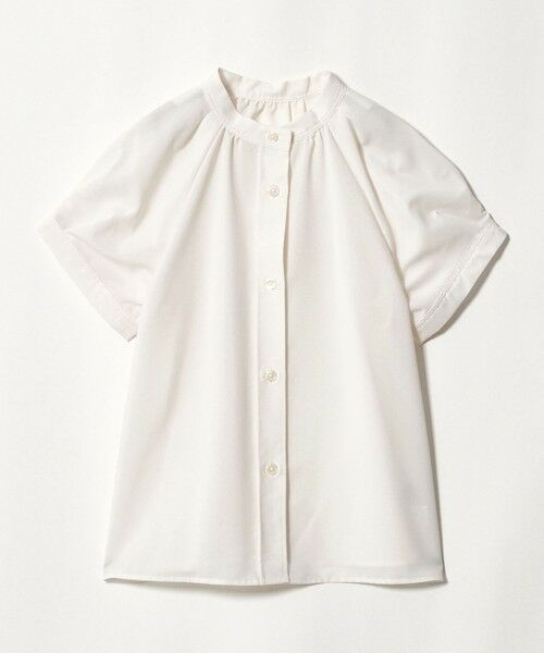 green label relaxing / グリーンレーベル リラクシング シャツ・ブラウス | スタンドネック 2WAY ブラウス 2（WHITE）