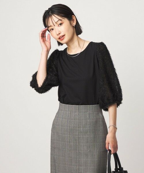 green label relaxing / グリーンレーベル リラクシング カットソー | フェザー ショートスリーブ プルオーバー カットソー | 詳細9