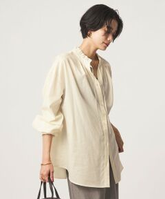 green label relaxing / グリーンレーベル リラクシング シャツ・ブラウス | ［size SHORTあり］フリルネック 2WAY ブラウス