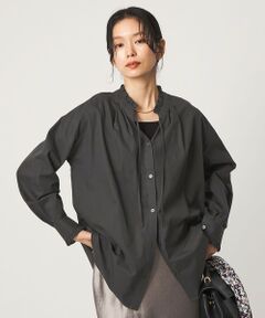 green label relaxing / グリーンレーベル リラクシング シャツ・ブラウス | ［size SHORTあり］フリルネック 2WAY ブラウス