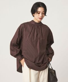 green label relaxing / グリーンレーベル リラクシング シャツ・ブラウス | ［size SHORTあり］フリルネック 2WAY ブラウス