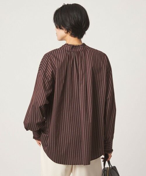 green label relaxing / グリーンレーベル リラクシング シャツ・ブラウス | ［size SHORTあり］フリルネック 2WAY ブラウス | 詳細12