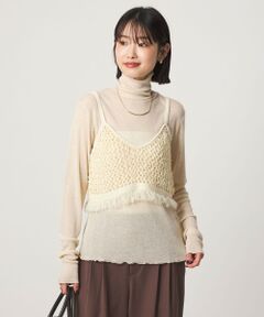 green label relaxing / グリーンレーベル リラクシング カットソー | ［size SHORTあり］テレコ タートルネック プルオーバー