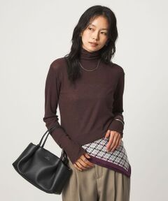 green label relaxing / グリーンレーベル リラクシング カットソー | ［size SHORTあり］テレコ タートルネック プルオーバー