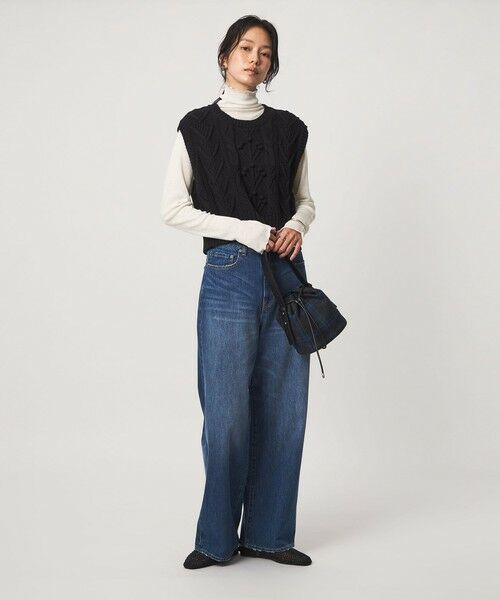 green label relaxing / グリーンレーベル リラクシング カットソー | ［size SHORTあり］テレコ タートルネック プルオーバー | 詳細4