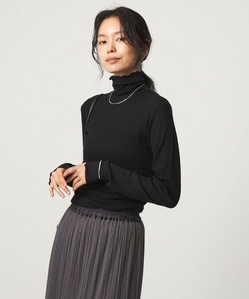 green label relaxing / グリーンレーベル リラクシング カットソー | ［size SHORTあり］テレコ タートルネック プルオーバー | 詳細7