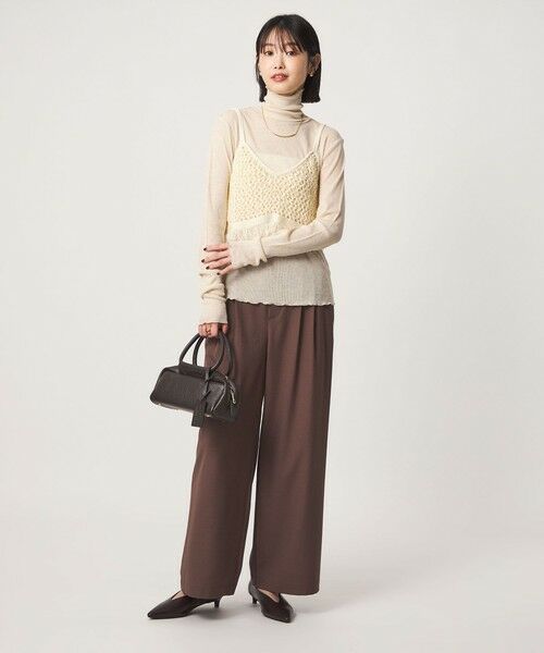 green label relaxing / グリーンレーベル リラクシング カットソー | ［size SHORTあり］テレコ タートルネック プルオーバー | 詳細19
