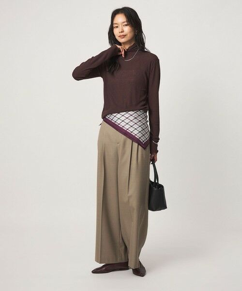 green label relaxing / グリーンレーベル リラクシング カットソー | ［size SHORTあり］テレコ タートルネック プルオーバー | 詳細25