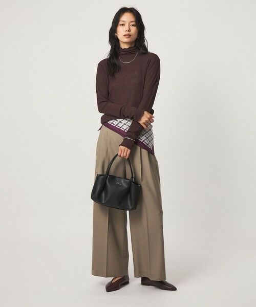 green label relaxing / グリーンレーベル リラクシング カットソー | ［size SHORTあり］テレコ タートルネック プルオーバー | 詳細26