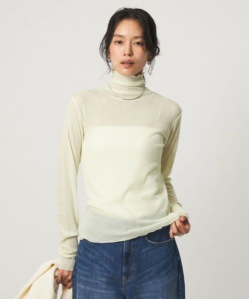 green label relaxing / グリーンレーベル リラクシング カットソー | ［size SHORTあり］テレコ タートルネック プルオーバー | 詳細30