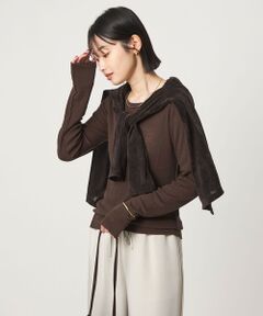 green label relaxing / グリーンレーベル リラクシング カットソー | ［size SHORTあり］テレコ クルーネック プルオーバー