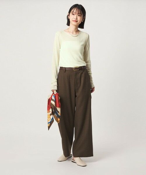 green label relaxing / グリーンレーベル リラクシング カットソー | ［size SHORTあり］テレコ クルーネック プルオーバー | 詳細30
