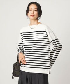 green label relaxing / グリーンレーベル リラクシング カットソー | バスクボーダー ロングスリーブ プルオーバー カットソー