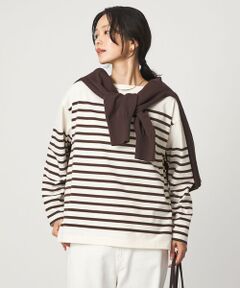green label relaxing / グリーンレーベル リラクシング カットソー | バスクボーダー ロングスリーブ プルオーバー カットソー