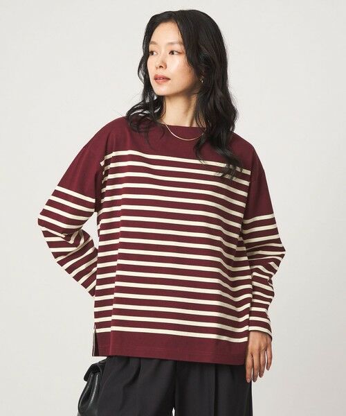 green label relaxing / グリーンレーベル リラクシング カットソー | バスクボーダー ロングスリーブ プルオーバー カットソー | 詳細25