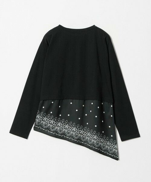 green label relaxing / グリーンレーベル リラクシング カットソー | スカーフ ドッキング TEE | 詳細3