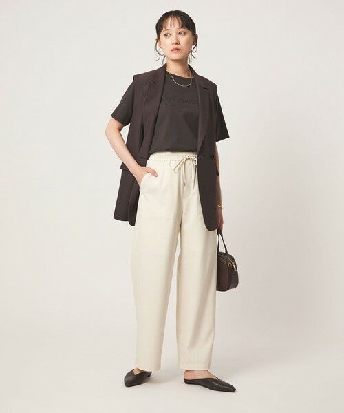 green label relaxing / グリーンレーベル リラクシング その他パンツ | ［size SHORT/TALLあり］オルマイ ツイル ベイカー パンツ オフホワイト | 詳細1