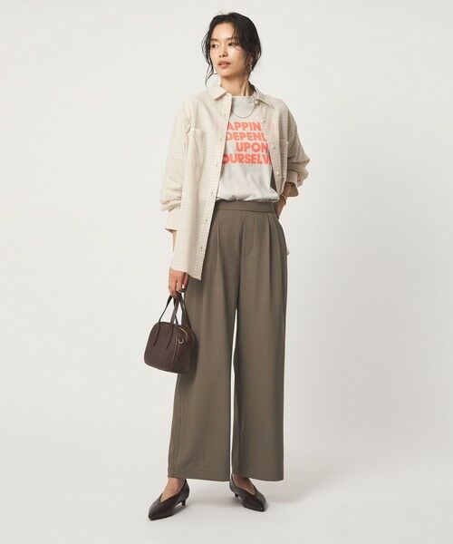green label relaxing / グリーンレーベル リラクシング その他パンツ | ［size SHORT/TALLあり］オルマイ ツイル ワイド パンツ | 詳細28