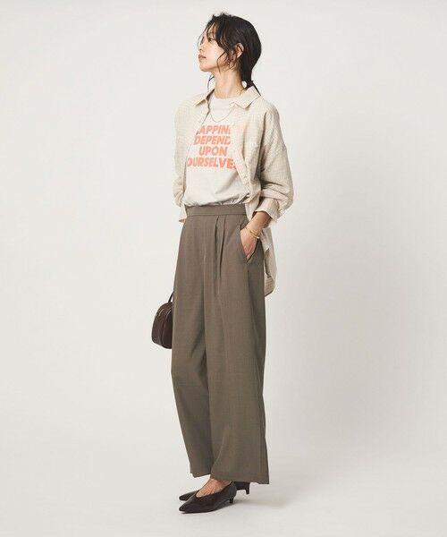 green label relaxing / グリーンレーベル リラクシング その他パンツ | ［size SHORT/TALLあり］オルマイ ツイル ワイド パンツ | 詳細29