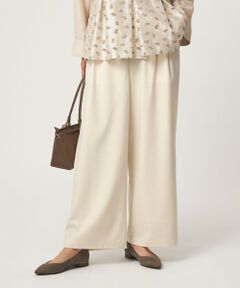 green label relaxing / グリーンレーベル リラクシング その他パンツ | ［size SHORT/TALLあり］オルマイ ツイル ワイド パンツ オフホワイト