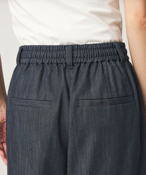 green label relaxing / グリーンレーベル リラクシング デニムパンツ | ［size SHORT/TALLあり］ニーハイワイド パンツ デニム ストレッチ | 詳細11