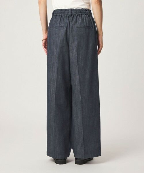 green label relaxing / グリーンレーベル リラクシング デニムパンツ | ［size SHORT/TALLあり］ニーハイワイド パンツ デニム ストレッチ | 詳細8