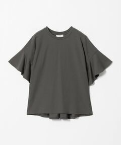 green label relaxing / グリーンレーベル リラクシング カットソー | 【WEB限定】袖フリル プルオーバー カットソー 接触冷感 UVカット 遮熱