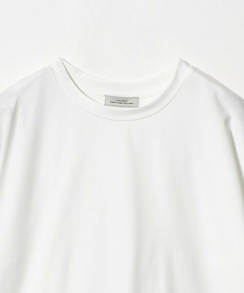 green label relaxing / グリーンレーベル リラクシング カットソー | 【WEB限定】袖フリル プルオーバー カットソー 接触冷感 UVカット 遮熱 | 詳細1