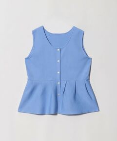 green label relaxing / グリーンレーベル リラクシング ベスト | ＜GLR_MINE＞ペプラム 2WAY  ニット ベスト ウォッシャブル