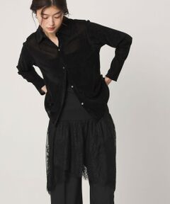 green label relaxing / グリーンレーベル リラクシング ベスト | ＜GLR_MINE＞レース ドッキング ニット ビスチェ
