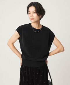 green label relaxing / グリーンレーベル リラクシング ニット・セーター | モール フレンチスリーブ プルオーバー ニット ウォッシャブル
