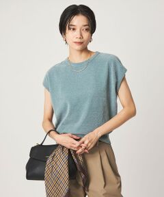 green label relaxing / グリーンレーベル リラクシング ニット・セーター | モール フレンチスリーブ プルオーバー ニット ウォッシャブル